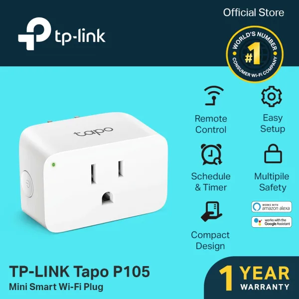TP-Link Tapo P105 ปลั๊กอัจฉริยะ Mini Smart Plug