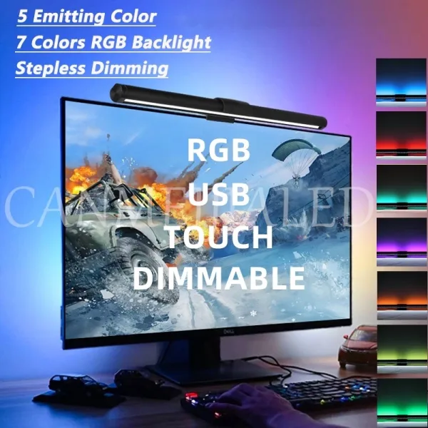 ไฟ LED RGB ติดจอคอม Monitor Light Bar USB