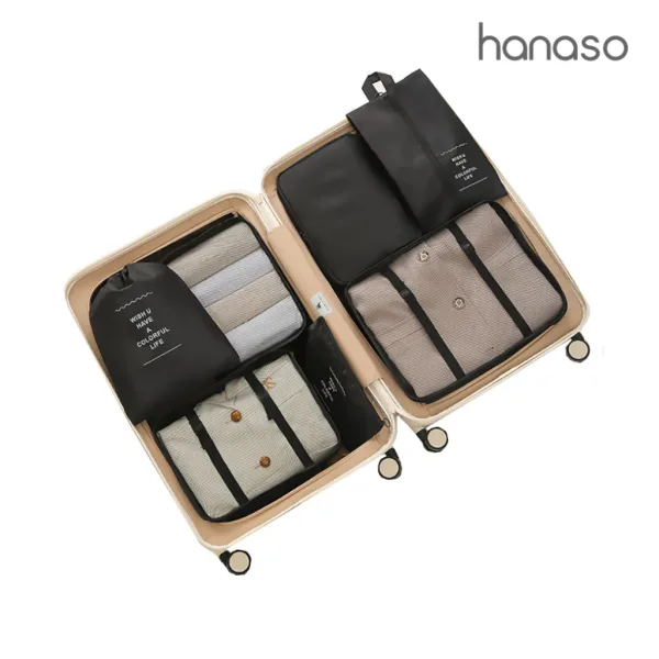 Hanaso ถุงจัดระเบียบกระเป๋าเดินทาง เซ็ต 7 ชิ้น