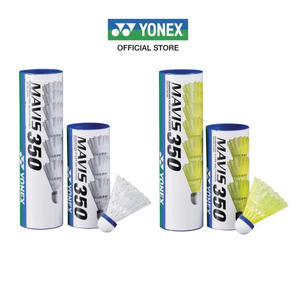 YONEX MAVIS 350 ลูกแบดมินตันพลาสติก (6 ลูก)