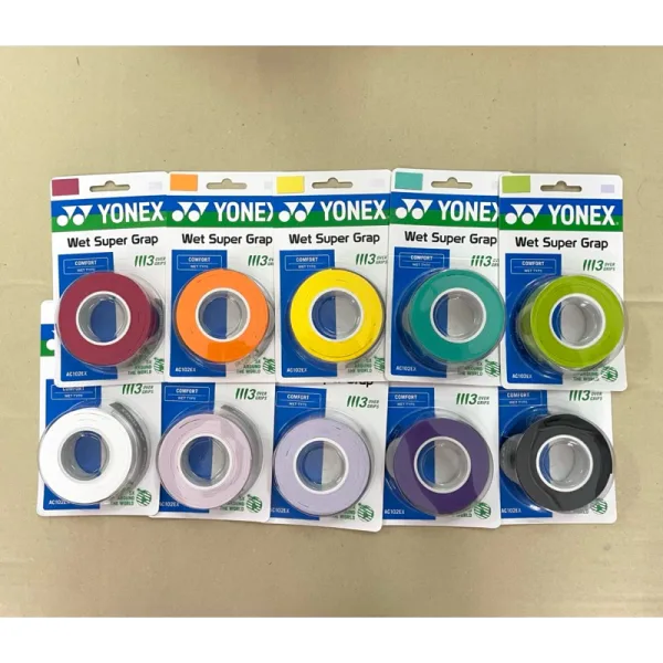 Yonex กริปพันด้าม AC102EX Super Grap (แพ็ค 3 ชิ้น)